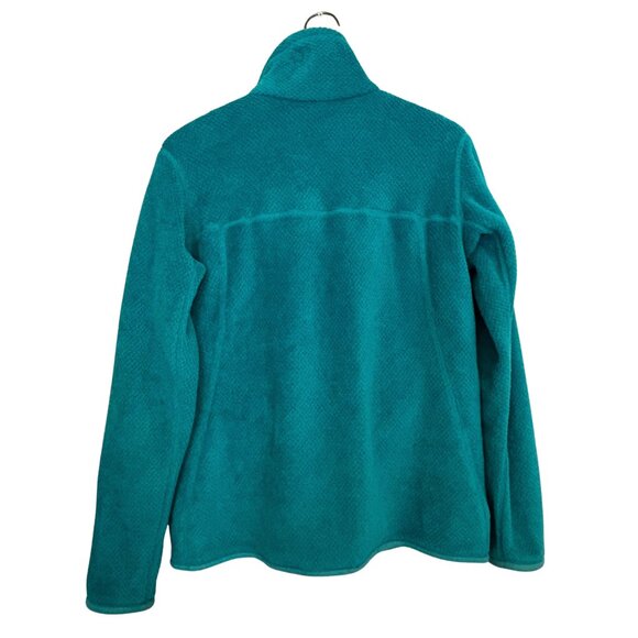 Vintage PATAGONIA Re-Tool Pullover Fleece Sweatshirt 2000s Teal Women’s M GUC - Picture 2 of 9